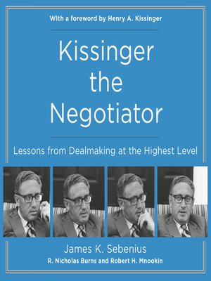 cover image of Kissinger the Negotiator